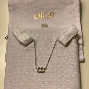 Christian Dior Clair D Lune Necklace silver